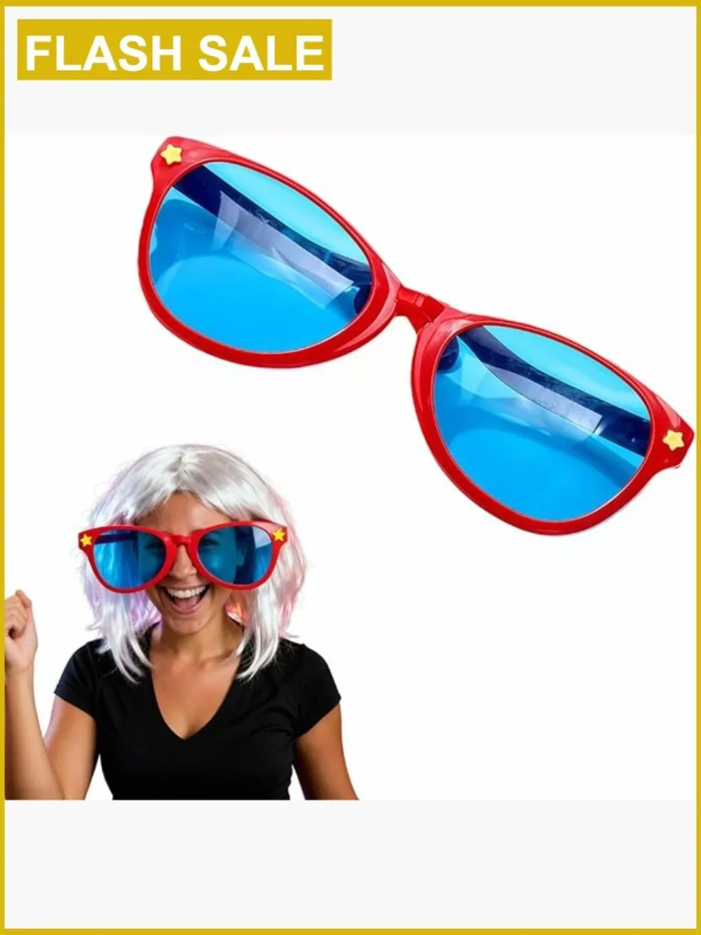 Giant Oversized Novelty Sunglasses for Parties, Cosplay & Events - Durable